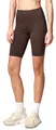 Produktbild: Merry Style Damen Sport Leggings kurz Sportleggings Radlerhose Sporthose aus Baumwolle MS10-200 (Braun, XS)