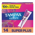 Produktbild: Radiant Tampons Super Plus Saugfähigkeit geruchlos 14 Stück Verpackung kann v...