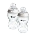 Produktbild: Tommee Tippee-Babyflaschen, Natural Start Anti-Kolik-Flaschen, 340ml, brustähnl. Sauger, Anti-Kolikventil, selbst steril., Zubehör, dekor. 2er-Pack
