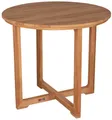 Produktbild: Gartentisch Retford Teak Rund 85 cm Terrasse Garten Balkon Outdoor Indoor