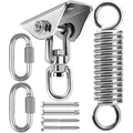 Produktbild: Deckenhaken, Schwingfeder, 360°, Edelstahl, bis 450kg, Hängesessel, Schaukel