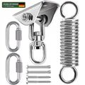 Produktbild: Deckenhaken Hängesessel Edelstahl 360° Drehbar Schwerlast bis 450kg mit