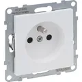 Produktbild: Legrand SEANO Steckdose französischer/ belgischer Standard, Steckklemmen, mit erhöhtem Berührungsschutz, Ultraweiß, 765180