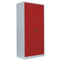 Produktbild: Aktenschrank komplett montiert Metallschrank Stahl Mehrzweckschrank rot 530344