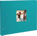 Produktbild: Goldbuch Schraubalbum Bella Vista türkis 39x31 cm weiße Seiten