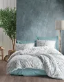 Produktbild: L'Essentiel Linge de Maison, Lendell - Mint, Einzelbettwäsche-Set (DE), Minze, 100 % Baumwolle, 135 x 135 cm
