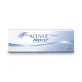 Produktbild: ACUVUE MOIST 1-Day Tageskontaktlinsen für empfindliche Augen & Allergiker – Tageskontaktlinsen mit -3.25 dpt und BC 9 – UV Schutz & Komfortables Tragegefühl – 30 Linsen