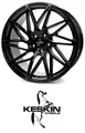 Produktbild: 4x Keskin KT20 8,5x19 5/114,3 ET40 Black Painted