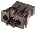 Produktbild: GST 18-3F S2-SW - Stecker, Snap-in - 3-polig, schwarz, Federkraftanschluss