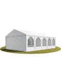 Produktbild: Festzelt 5x10 m Partyzelt Eventzelt XXL 2,6m hoch weiß Pavillon 800 PVC 100% wasserdicht