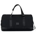 Produktbild: Johnny Urban Weekender Damen & Herren Schwarz - Paul - Reisetasche Groß aus Canvas für Kurztrips & Sport - 41L - Wasserabweisend