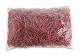 Produktbild: OFFICE PRODUCTS Gummibander Durchmesser: 80mm Farbe: Rot/Gewicht: 1000g - 1 kg/Haushaltsgummi Gummiringe Gummi/Kautschuk 60% / Gummis für Zuhause Büro Schule