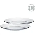 Produktbild: Duralex Dessertteller LYS transparent 190 mm Durchmesser - Satz mit 6 Stück. - Weiß