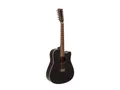 Produktbild: DIMAVERY Akustikgitarre DIMAVERY DR-612 Westerngitarre 12-saitig, schwarz