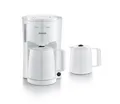 Produktbild: SEVERIN KA 9309 Filterkaffeemaschine 2 Thermokannen 8 Tassen 1000W weiß