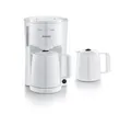 Produktbild: Severin KA 9309 – Filterkaffeemaschine – 2x Thermoskanne – Weiß
