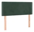 Produktbild: vidaXL Bett Kopfteil Dunkelgrün 80x5x78/88 cm Samt (1-tlg)