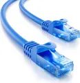Produktbild: deleyCON 30m CAT.6 Ethernet Gigabit Lan Netzwerkkabel RJ45 CAT6 Kabel Patchkabel Kompatibel zu CAT.5 CAT.5e CAT.6a Cat.7 - Blau
