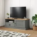 Produktbild: vidaXL TV-Schrank VIGO Grau 106x40x40 cm Massivholz Kiefer