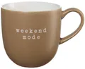 Produktbild: ASA SELECTION Becher hey! Henkelbecher weekend mode braun 0,35l, New Bone China, Geschirr