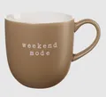 Produktbild: ASA Selection Tasse weekend mode hey!  0,35L Porzellan
