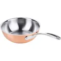Produktbild: Sauteuse, Kupfer/Edelstahl, Ø20 cm, 7 cm Höhe, 1,8 Liter