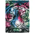 Produktbild: Vervaco Kreativset Vervaco, Knüpfteppichpackung Tiger, (Set, Vervaco embroidery Kit), Made in Europe