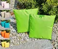 Produktbild: JACK 1x 45x45cm Outdoor Lounge Kissen Dekokissen inkl. Füllung Wasserabweisend Sitzkissen Garten Stuhl Lotus Effekt, Farbe:Grün
