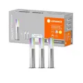 Produktbild: Ledvance SMART+ LED Erdspießleuchten Erweiterung in Silber und Weiß 3x 0,63W