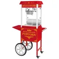 Produktbild: Retro Popcornmaschine Profi Popcornmaker Popcornautomat 1500W 5kg/h mit Wagen