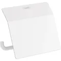 Produktbild: hansgrohe AddStoris Papierrollenhalter 41753700 mit Deckel, Wandmontage, Metall, mattweiß