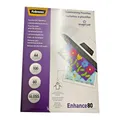 Produktbild: 100x Fellowes  A4 Enhance80 Laminierfolien 80 Microns CRC53061