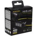 Produktbild: Nitecore HA15 UHE LED Kopflampe, Stirnlampe, Headlamp, max. 400 Lumen   Li-Ion S