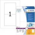 Produktbild: HERMA SPECIAL A4 CD/DVD Etiketten 5033 nicht haftend DIN A4 Weiß 121 x 242 mm 25 Blatt à 1 Etiketten