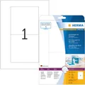 Produktbild: HERMA Etiketten CD-Einleger für Slimcase perforiert 121x242mm Special A4 VE=25 Stück