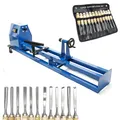 Produktbild: Drechselbank 400W Schnitzeisen-Set Holzschnitzen Beitel Holz Drechselmaschine