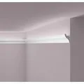 Produktbild: NOEL & MARQUET NMC IL3 WALLSTYL Eckleiste Zierleiste Stuckleiste für Indirekte Beleuchtung 2 m 200 cm x 3,3 cm x 5 cm Grau
