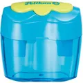 Produktbild: Pelikan Spitzer Flower 700702, blau-transparent, doppelter Dosenspitzer, aus Kunststoff