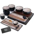 Produktbild: Moritz & Moritz Sushiteller VIDA Sushi Set Beige, (29 St), für 4 Personen - 29 Teile