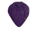 Produktbild: Knit Factory Schal Coco Dreiecksschals 190x85 cm Glatt Lila, (1-St), Schal Strickschal Umhängetuch Tuch Strickware