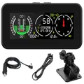 Produktbild: MR CARTOOL M60 Neigungsmesser GPS Tacho HUD Anzeige Kfz Clinometer Kom
