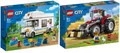 Produktbild: LEGO City 60287 Traktor Starke Fahrzeuge 60283 Ferien-Wohnmobil Camper Van N2/21
