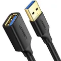 Produktbild: Adapterkabel USB (Buchse) - USB (Stecker), Ugreen 3.0, 5 Gbps, 3 m, Schwarz