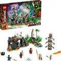 Produktbild: LEGO 71747 NINJAGO Das Dorf der Wächter Bauset, mit Ninja Cole, Jay und Kai Minifiguren, Spielzeug ab 8 Jahren - Beige