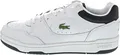 Produktbild: Lacoste Herren Low Sneaker LINEDRIVE Weiß Schwarz Glattleder & Textil, Farbauswahl:weiß, 9999-englisch-eu-mapping:44,5