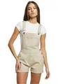Produktbild: Urban Classics Damen Jumpsuit Ladies Organic Short Dungaree Offwhite raw XL
