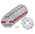 Produktbild: kwb Trennscheibe kwb 712031 Trennscheiben-Set 115 mm 10 St. Edelstahl, Ø 115.00 mm