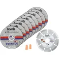 Produktbild: kwb Trennscheiben + Diamantscheibe, Ø Dünn Diamant Winkelschleifer 115 mm Trenn-