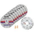 Produktbild: 10er Multipack kwb 712031 Trennscheiben-Set 115 mm 10 St. Edelstahl