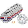 Produktbild: kwb  712031 Trennscheiben-Set 115 mm 10 St. Edelstahl